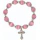 Bracelet 4 Cm Verre - Rose