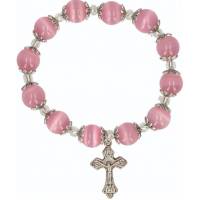 Bracelet 4 Cm Verre - Rose