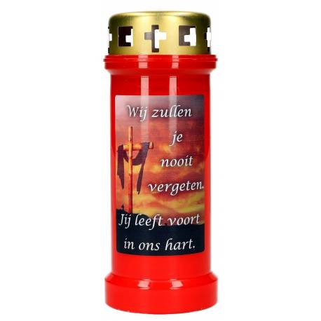 Bougie 6J / CD / Rouge / Wij zullen je nooit vergeten