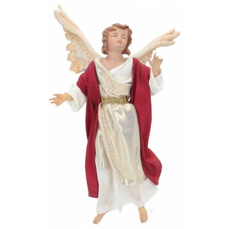 Ange Gloria pour personnages de crèche de 20 cm Couleur
