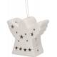 Engel + Led Om Te Hangen Porselein 8 X 8.2 X 4 Cm 