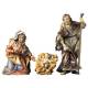 Houtsnijwerk H Familie 12 Cm / Gekleurd 