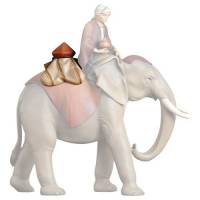 Bagages de l'élephant : crèche de Noël en bois Komet 12 cm