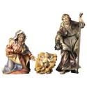 Houtsnijwerk H Familie 10 Cm / Gekleurd 