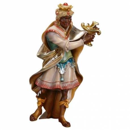 Houtsnijwerk Koning Gaspar 10 Cm / Gekleurd 