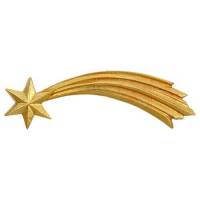 Houtsnijwerk Komeet 10 Cm / Gekleurd 