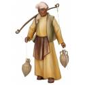 Berger avec cruches : crèche de Noël en bois Komet 12 cm