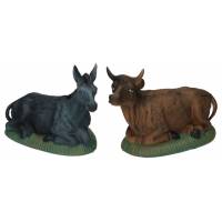 Kerstgroep 50 Cm Ane + Boeuf 