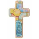 Croix Murale 11 Cm Soleil Et Eau