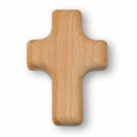 Croix De Poche Bois - 6 Cm Unie