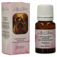 Geurolie 10 ml O.L.V. die de Knopen ontwart - Roze 