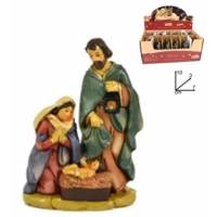 Nativité colorée (10x6,5x3 cm)