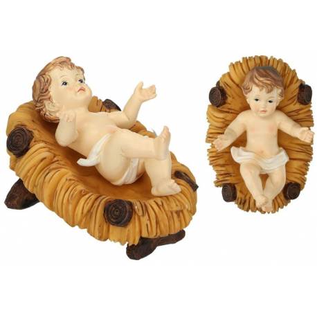 Enfant-Jesus 11 Cm + Berceau