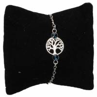 Bracelet arbre de vie bleu