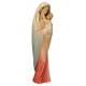Statue Vierge Marie avec enfant en bois- 30 cm - couleur