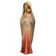 Statue Vierge Marie avec enfant en bois - 60 cm - couleur