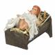 Santon Napolitain 08 Cm Enfant Jesus Avec Berceau
