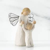 Statuette Willow Tree : Ange Gardien 13 Cm - Guardian Angel