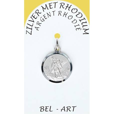 Medaille Zilver + Rhodium - H Michael - 16 mm 