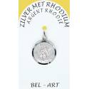 Médaille Argent Rhodié - St Michel - 16 mm