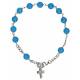 Bracelet-Dizainier Argent Rhodie Agathe 6 Mm