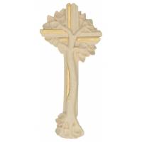 Houtsnijwerk Kruisbeeld 20 Cm Natuur/Gold 