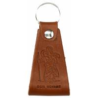 Sleutelhanger Leder - H Kristoffel - Bon Voyage 