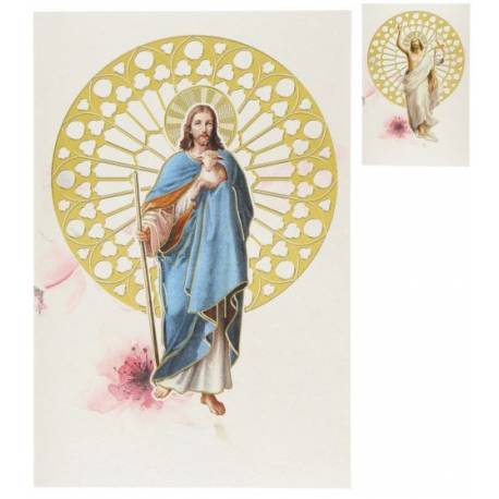 Carte Double Pâques + Enveloppe