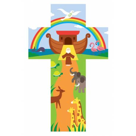 Kruisbeeld Ark van Noah 20 cm 