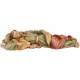 Statue en bois sculpté Saint Joseph dormant 23 cm couleur