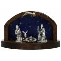 Nativite / Crêche + ciel étoilé 9.5 X 6 X 6 cm