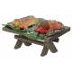 Tafel Met Vissen 6 X 4 Cm 