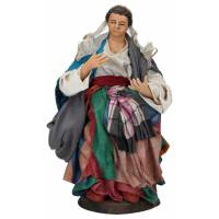 Napolitaanse Santon 22 Cm Gezittende Vrouw 