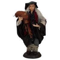 Santon Napolitain 22 Cm Joueur De Cornemuse