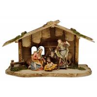 Crèche de Noël en bois : collection Ulrich 15 cm (5 personnages)