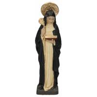 Statue 21 Cm Ste Aldegonde décorée à pendre ou à poser