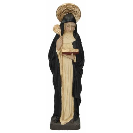 Statue 21 Cm Ste Aldegonde décorée à pendre ou à poser
