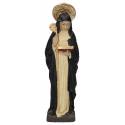 Statue 21 Cm Ste Aldegonde décorée à pendre ou à poser