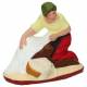 Santon Gateau 7 Cm Femme Lavoir