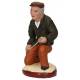 Santon Gateau 7 Cm Joueur De Boules/Accroupi N° 3