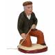 Santon Gateau 7 Cm Joueur De Boules/Accroupi N° 3