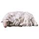 Houtsnijwerk Schaap Slapend 12 Cm/Gekleurd 