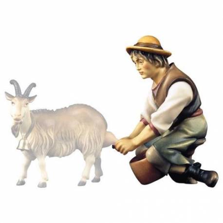 Homme qui trait une chevre 10 Cm Couleur