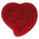 Ecrin coeur image Ste Rita avec dizainier parfumé