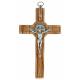 Sint-Benedictuskruis 14 cm - Olijvenhout 