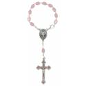 Dizainier/voiture Imit. nacre - Rose
