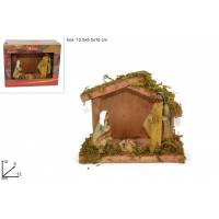 Cabane et personnages de 7 cm