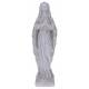 Statue Notre Dame de Lourdes 30 cm marbre blanc antique