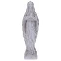Statue Notre Dame de Lourdes 30 cm marbre blanc antique