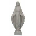 Statue Miraculeuse 53 cm marbre blanc antique